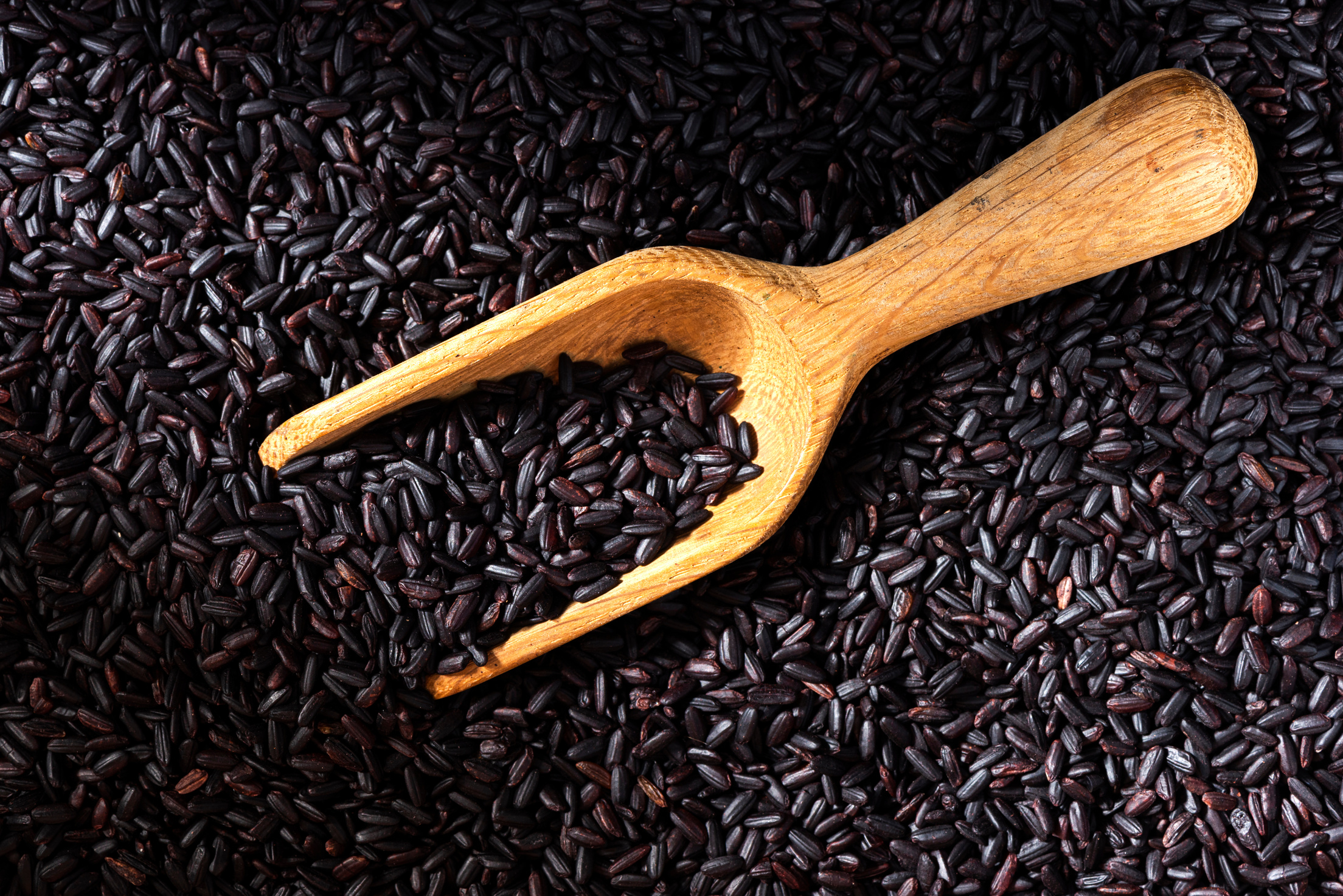 Black Rice Grains